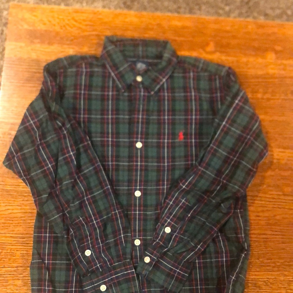 Boys Ralph Lauren dress shirt size 7.